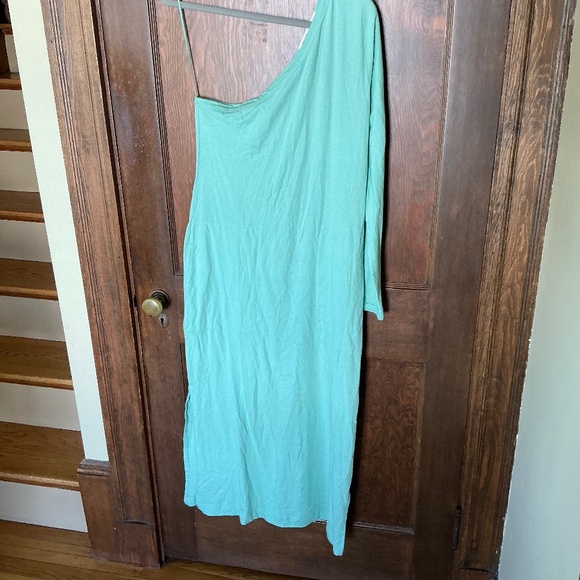 Free People Beach Evangeline Midi Dress in Green Frost Sz Sm EUC - Picture 3 of 4